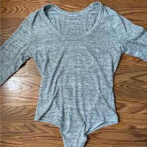 Abercrombie and Fitch Grey Bodysuit